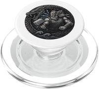 Thor vs Jormungandr Midgard Serpent Ragnarok Mjolnir Norse PopSockets PopGrip for MagSafe