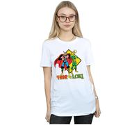 Thor Vs Loki Cotton Boyfriend T-Shirt Marvel White 4XL