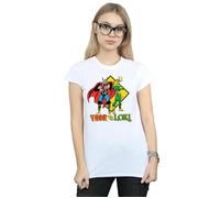 Thor Vs Loki Cotton T-Shirt Marvel White XL