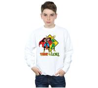 Thor Vs Loki Sweatshirt Marvel White 12-13 Years