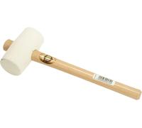 Thor White Rubber Mallet 3.5In Durable Hammer Tool for Construction & DIY