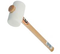 Thor White Rubber Mallet 54mm 375g Length 320mm Wood Handle 61-952W
