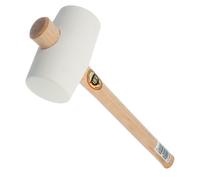 Thor White Rubber Mallet 74mm 970g Length 380mm Wood Handle 61-954W