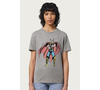 Thor Women's Arms Folded Pose Relaxed Fit Marvel T-Shirt in Mid Grey | Size: XL Thor Mid Grey XL