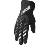 THOR Women's Spectrum MX Motorcross Gloves Black/White 2023 Model