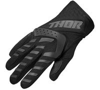 Thor Youth Spectrum Textile Motorcycle Motocross Children's Gloves - Black