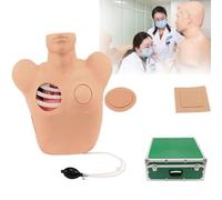 Thoracentesis and Drainage Model, Anatomical Thoracentesis Model,Pneumothorax and Liquid Chest Closed Drainage Operations Training Medical Training Teaching Modelrealistic Material, for Hospitals
