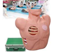 Thoracentesis Training Manikin, Drainage Model Pneumothorax and Liquid Chestclosed Drainage Training Medical Training Teaching Model.