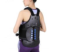 Thoracic Full Back Brace, Back Brace With Bracket And Double Airbag, Adjustable Pulley System Lumbar Support Belt, For Herniated Disc Pain Relief, Spine Stenosis, Sciatica, Scoliosis(Size:M code)