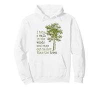 Thoreau Trees Quote Nature - Walk in the Woods Pullover Hoodie