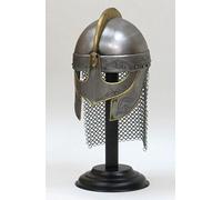 THORINSTRUMENTS Fully Wearable Viking Helmet with Etching and Chain Mail