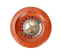 thorityau Wooden Roulette Wheel- 12-inch Russian Casino-Class Luxury Wooden Roulette -Game Sweepstakes Roulette - Casino Grade Precision Bearings-Game Sweepstakes Roulette Leisure Table Games