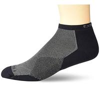 Thorlo Unisex Running Light Cushion Low Cut, Black/Grey, Small