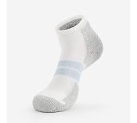 Thorlo Women's 84 N Runner No Show Socks - White/Pale Blue, Large