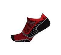 Thorlos Experia Unisex PROLITE Ultra-Light Cushion No Show Tab, Black/Grey, Large