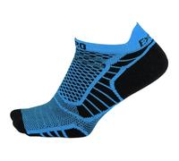 Thorlos Experia Unisex PROLITE Ultra-Light Cushion No Show Tab - Rocket Grip, Blue Aster/Black, Medium