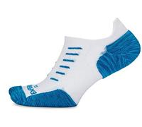 Thorlos Experia Unisex TECHFIT Light Cushion No Show Tab - Rocket Grip, Blue Aster, Large