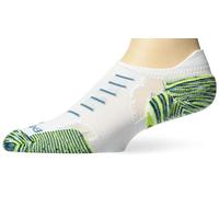 Thorlos Experia Unisex TECHFIT Light Cushion No Show Tab - Rocket Grip, Sea Green, Medium