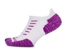 Thorlos Experia Unisex TECHFIT Light Cushion No Show Tab - Rocket Grip, Very Berry, Medium