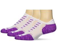 Thorlos Experia Unisex TECHFIT Light Cushion No Show Tab - Rocket Grip, Very Berry, Small