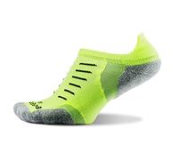 Thorlos Experia Unisex Xctu Thin Cushion Running No Show Socks - yellow - Large