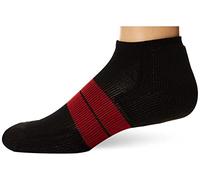 Thorlos Men's 84 N Runner No Show Socks - Black/Red, Medium