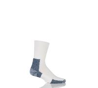 Thorlos Men's Crew Socks Running with Thick Heel, Toe and Sole Cushioning 1 Pair