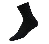 Thorlos Men's Hpxm Max Cushion Advanced Diabetic Crew Socks, Black, Medium