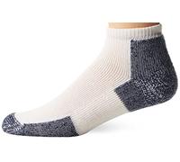 Thorlos Men's Jmm Max Cushion Running Low Cut Socks, White/Navy Blue, L