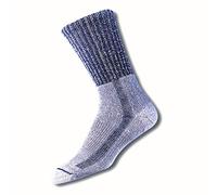Thorlos Men's Thorlos Lth Thick Padded Crew Hiking Socks, Navy Heather, XL UK