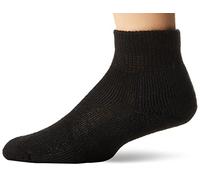 thorlos Men's TMX Max Cushion Ankle Tennis Socks, Black (1 Pair), Large