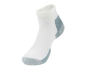 Thorlos Men's - Women's Running Thick Padded Ankle Socks - white -
