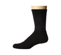 Thorlos mensWXWx Walking Thick Padded Crew Sock Socks - Black - Large