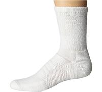 Thorlos mensWXWx Walking Thick Padded Crew Sock Socks - White - XL