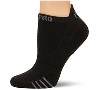 Thorlos Experia Unisex PROLITE Ultra-Light Cushion No Show Tab, Black on Black, Small