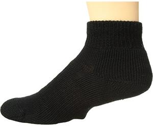 Thorlos unisex-adultWMXWmx Max Cushion Walking Ankle Socks Socks - Black - Medium