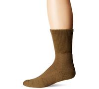 Thorlos Unisex Moderate Padded Military Crew Boot Socks, Coyote Brown, Medium