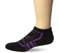 Thorlos Unisex Running Moderate Cushion Low Cut, Black/Very Berry, Medium