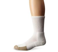 Thorlos Unisex TX Max Cushion Tennis Crew Socks, White, 5-8.5