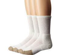 thorlos Unisex TX Max Cushion Tennis Crew Socks, White, 5-8.5