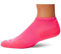 Thorlos Unisex's Experia Xccu Thin Cushion Running Low Cut Socks, Electric Pink (1 Pair), Medium
