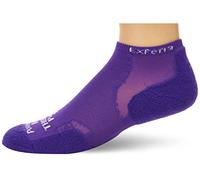 Thorlos Unisex's Experia Xccu Thin Cushion Running Low Cut Socks, Tiger Paw Electric Purple (1 Pair), Medium