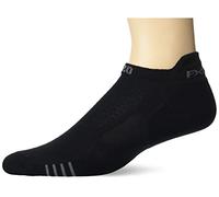 Thorlos Unisex's Prolite Ultra-Light Cushion No Show Tab-Rocket Grip Running Socks, Black on Black, X-Large