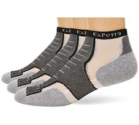 Thorlos Unisex's Xccu Running Socks, Black (3 Pair Pack), Medium (Pack of 3)