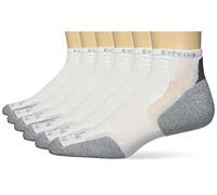 Thorlos Women's Experia Xccu Thin Cushion Running Low Cut Socks, White (6 Pair), Medium (Pack of 6)