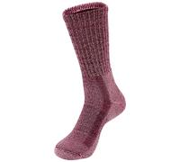 Thorlos Womens Hiking Moderate Cushion Crew, Dusty Rose, Large