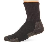 Thorlos Women's Thick Padded Hiking Crew Socks, Black, S