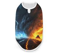 Thorm Thunder Cute Printed Dog Shirt Clothes Lightweight Sleeveless Pet Tank Top for Small Medium Large Pets
