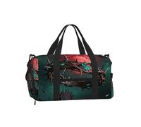 Thorn Crown King Duffel Bag with Shoe Compartment-Sports Gym Weekender for Men Women, Waterproof Travel Tote with Wet Pocket for Dirty Shoes