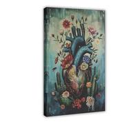 Thorn Dark HeartCanvas Poster Wall Art Decor Print Picture Paintings for Living Room Bedroom Decoration12x18inch(30x45cm)